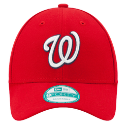 Men's - New Era Nationals 9Forty Adjustable Cap - Red