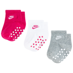 White/Dark Grey Heather/Rush Pink