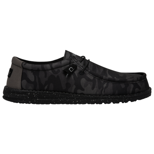 

HEYDUDE Mens HEYDUDE Wally Camo - Mens Shoes Black/Multi Size 11.0