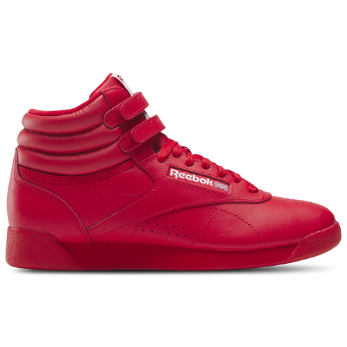 

Reebok Womens Reebok Freestyle Hi - Womens Shoes Red/Red/White Size 07.0