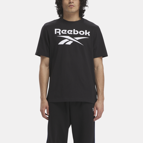 

Reebok Mens Reebok Identity Big Logo T-Shirt - Mens Black Size S