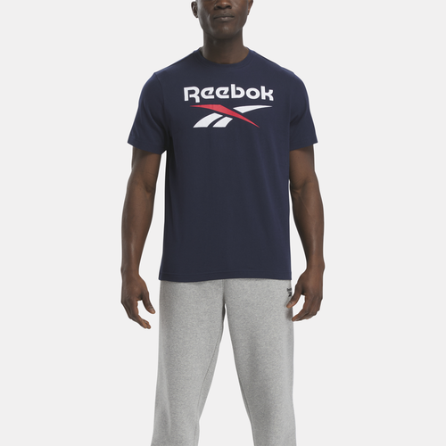 

Reebok Mens Reebok Identity Big Logo T-Shirt - Mens Vector Navy Size XL