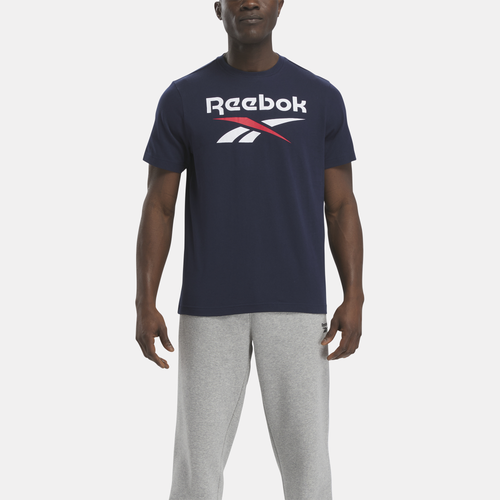 

Reebok Mens Reebok Identity Big Logo T-Shirt - Mens Vector Navy Size XXL