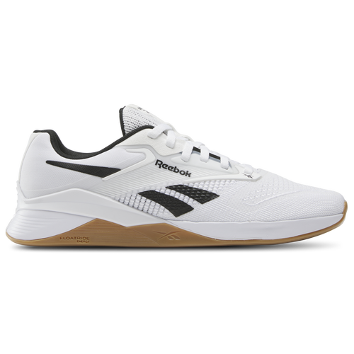 

Reebok Mens Reebok Nano X4 - Mens Training Shoes White/Black/Gum Size 10.0