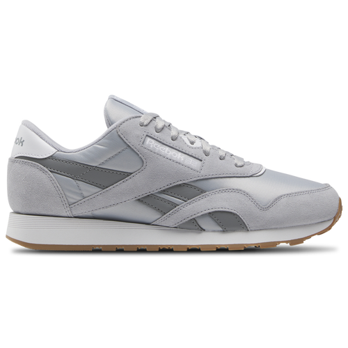 

Reebok Mens Reebok Classic Nylon - Mens Running Shoes Grey/Grey Size 8.0