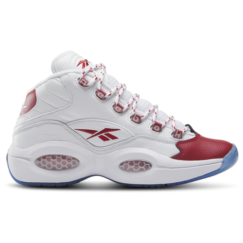 Shop Reebok Mens  Question Mid In Red/white