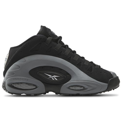

Reebok Mens Reebok ES22 - Mens Basketball Shoes Black/Silver/Grey Size 11.0