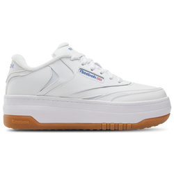 Girls' Grade School - Reebok Club C Extra - Footwear White/Footwear White/Vector Blue