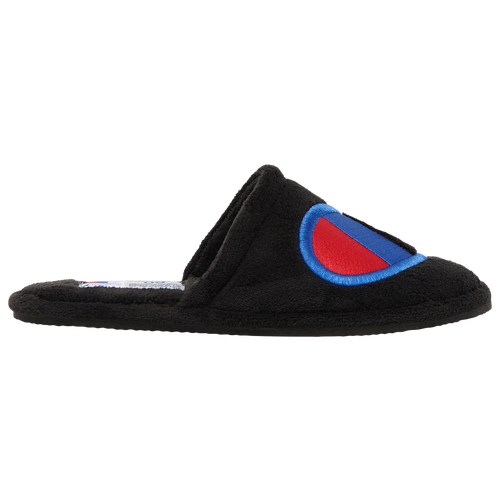 

Champion Mens Champion Sleep Over Slides - Mens Shoes Black/Blue/Red Size 09.0