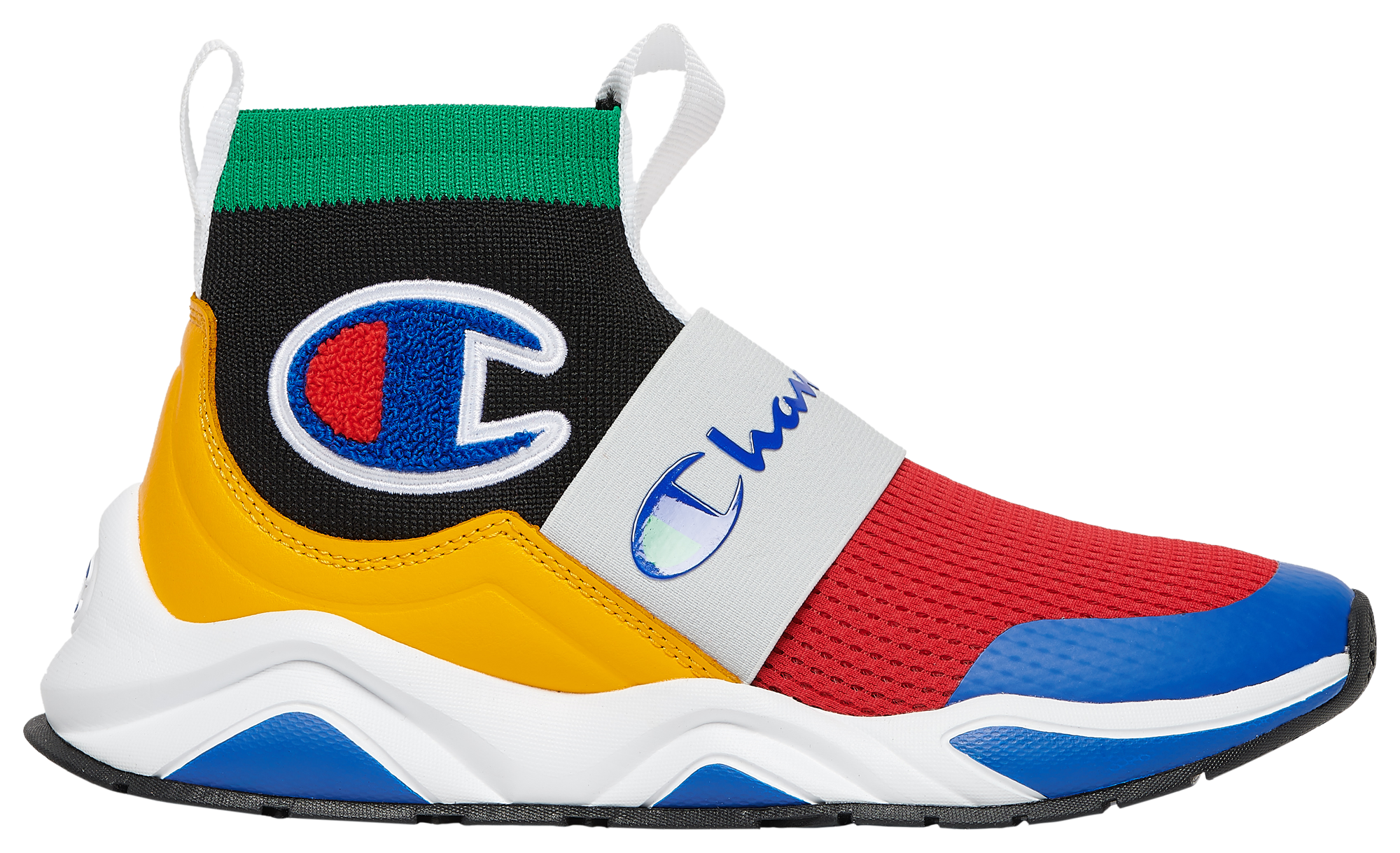 champion rally pro grade school black multicolor