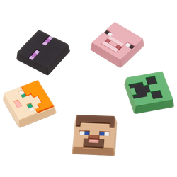 Youth - Crocs Jibbitz Minecraft 5 Pack - Multi/Multi