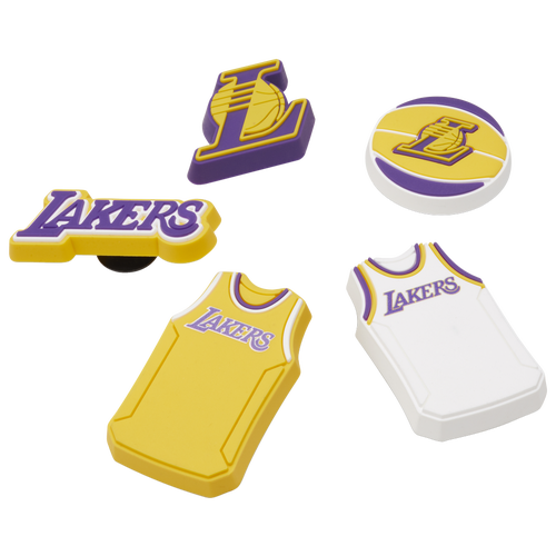 Crocs Kids  Jibbitz Los Angeles Lakers 5 Pack In Multi