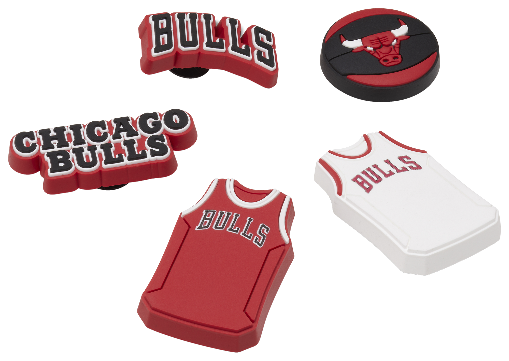 Crocs Jibbitz Chicago Bulls 5 Pack Champs Sports