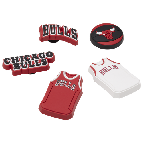 Crocs Kids  Jibbitz Chicago Bulls 5 Pack In Multi/multi