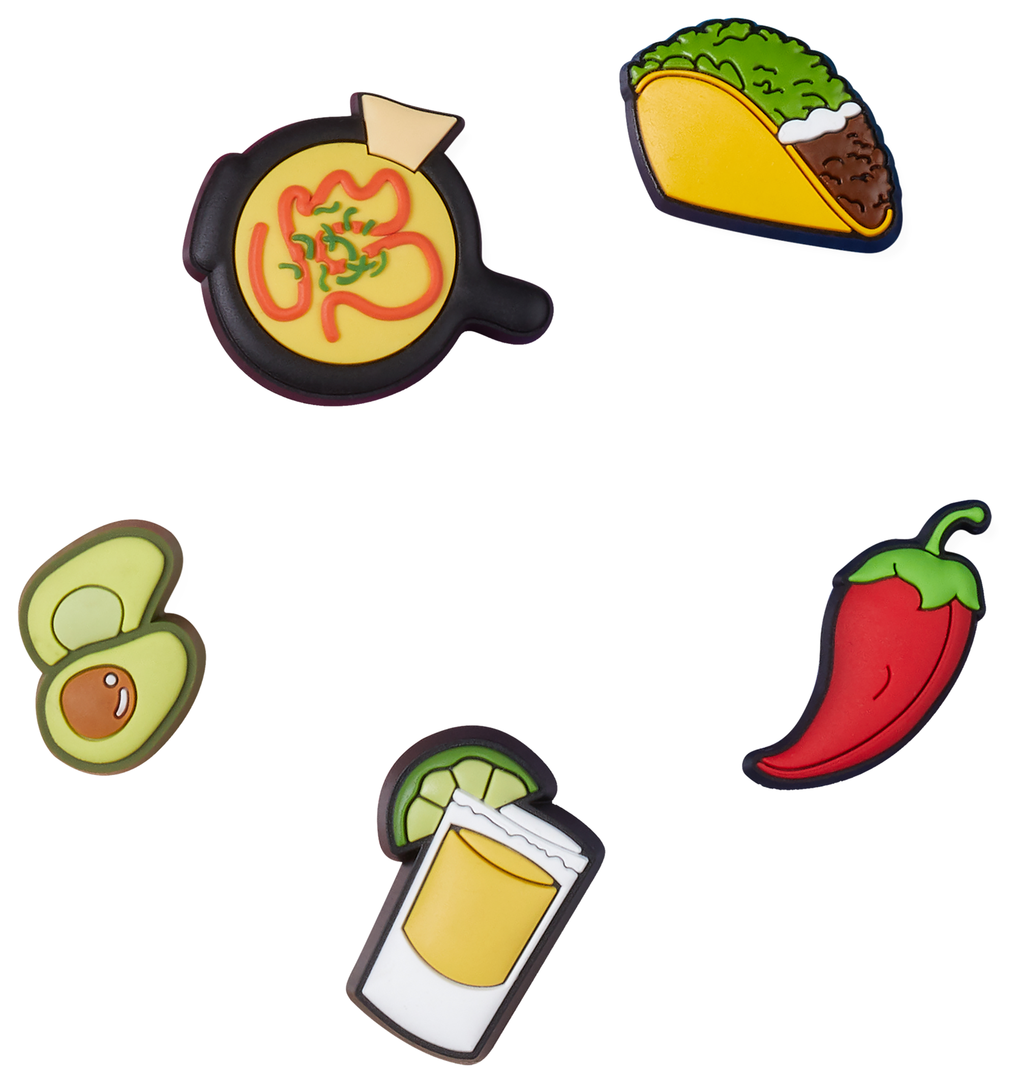 Crocs Jibbitz Mexican Food 5 Pack Foot Locker