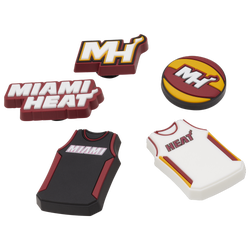 Youth - Crocs Miami Heat Jibbitz 5 Pack - Multi