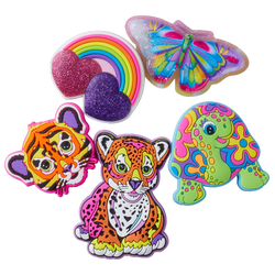 Youth - Crocs Jibbitz Lisa Frank 5 Pack - Multi/Multi