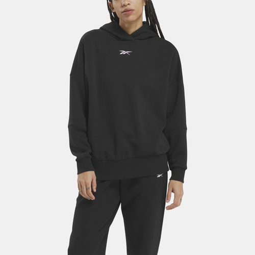 

Reebok Womens Reebok Lux Oversized Hoodie - Womens Black Size M