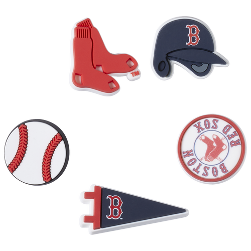 Crocs Boston Red Sox  Red Sox 5 Pack In Multi