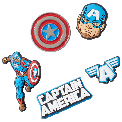 Jibbitz Captain America 5 Pack In Multi