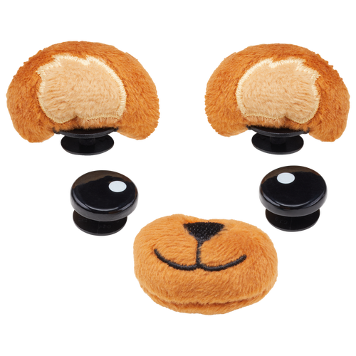 Shop Crocs Youth   Make Your Own Teddy 5 Pack In Black/brown