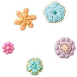 Youth - Crocs Jibbitz Fresh As A Daisy 5 Pack - Pink/Multi