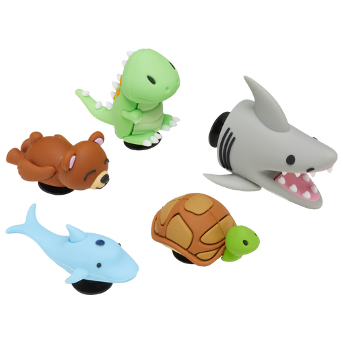 Crocs Kids' Youth   3d Animal Poses 5 Pack In Multi