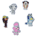 Crocs Bluey 5 Pack Jibbitz - Crocs Blue/White