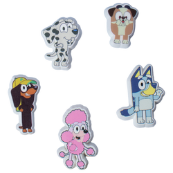 Youth - Crocs Bluey 5 Pack Jibbitz - Blue/White
