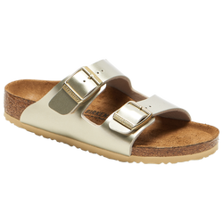 Girls' Preschool - Birkenstock Arizona Sandals - Metallic Gold/Brown