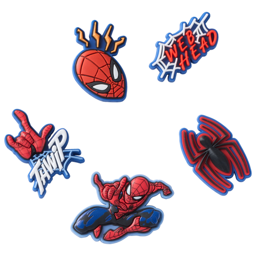 Crocs Kids  Jibbitz Spider-man 2.0 5 Pack In Multi