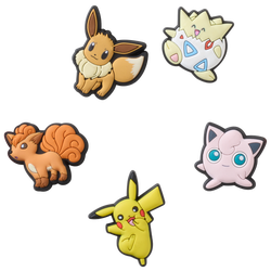 Adult - Crocs Pokemon Character 5 Pack Jibbitz - Multi