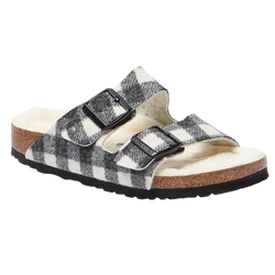 Women's - Birkenstock Arizona Shearling - Black/White