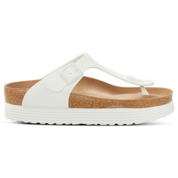 Women's - Birkenstock Gizeh Platform - White/White