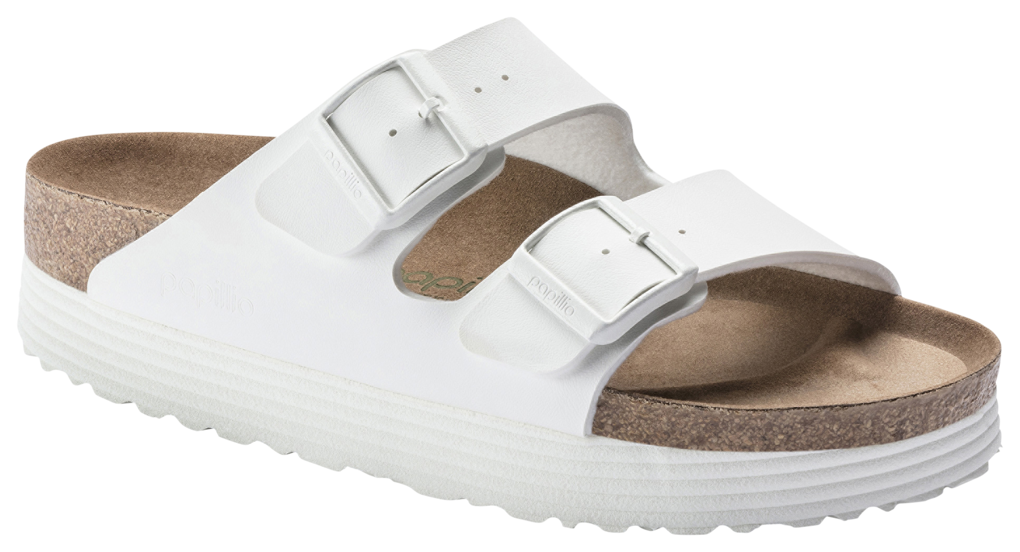 Platform white hot sale birkenstocks