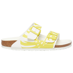 Womens - Birkenstock Arizona Monstera - White/Yellow