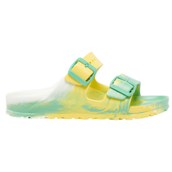 Women's - Birkenstock Arizona Eva Sandals - Green/Yellow