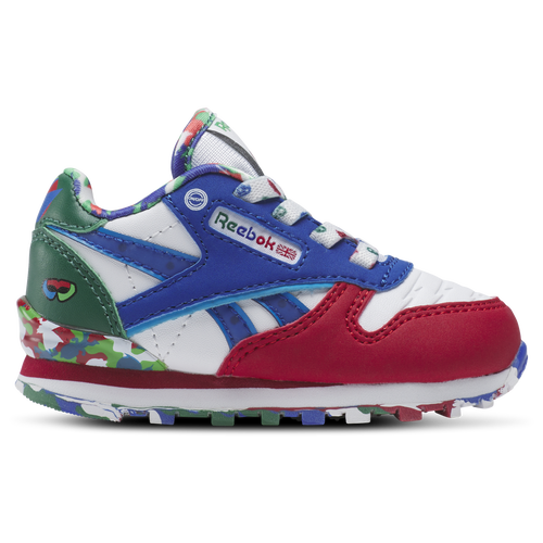 

Reebok Boys Reebok Classic Step N Flash - Boys' Toddler Running Shoes Blue/Red/White Size 05.0