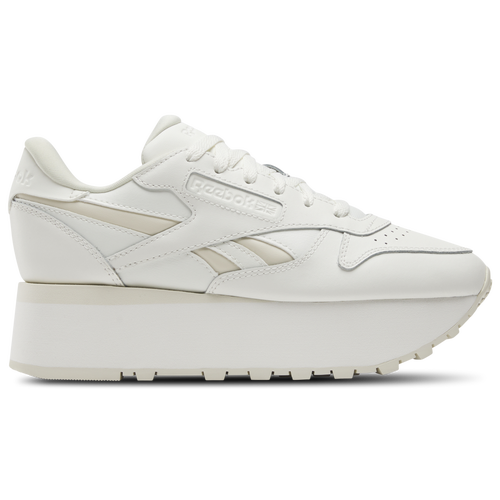 

Reebok Womens Reebok Classic Leather Triple Lift - Womens Running Shoes Chalk/Chalk/Alabaster Size 09.0