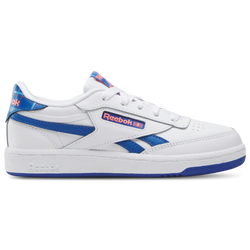 Boys' Preschool - Reebok Club C Revenge - White/Vector Blue/Digital Coral