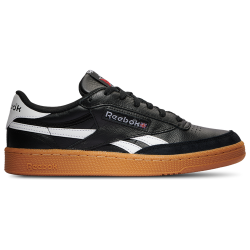 

Reebok Mens Reebok Club C Revenge Vintage - Mens Tennis Shoes Black/White Size 9.0