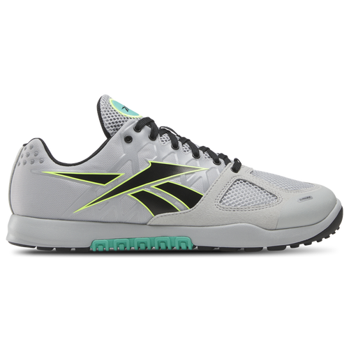 

Reebok Mens Reebok Nano 2.0 - Mens Training Shoes Grey/Lime/Unleashed Green Size 10.5