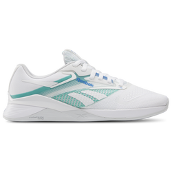 Women's - Reebok Nano X4 - White/Unleashed Green/Kinetic Blue