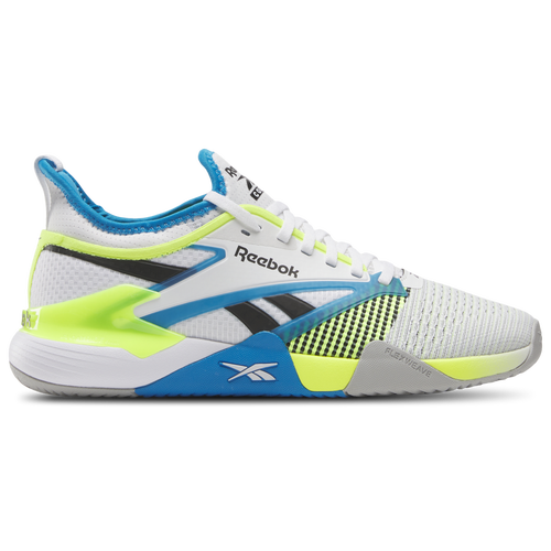 

Reebok Mens Reebok Nano Court - Mens Running Shoes White/Digital Lime/Aqua Size 11.5