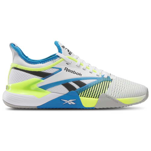 

Reebok Mens Reebok Nano Court - Mens Running Shoes White/Digital Lime/Aqua Size 8.5