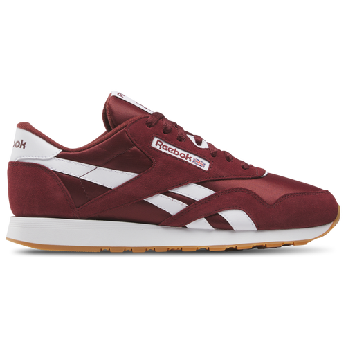 

Reebok Classic Nylon - Mens Rich Maroon/Rich Maroon/White Size 12.0