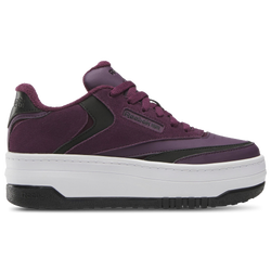 Girls' Grade School - Reebok Club C Extra - Black/Midnight Plum/White