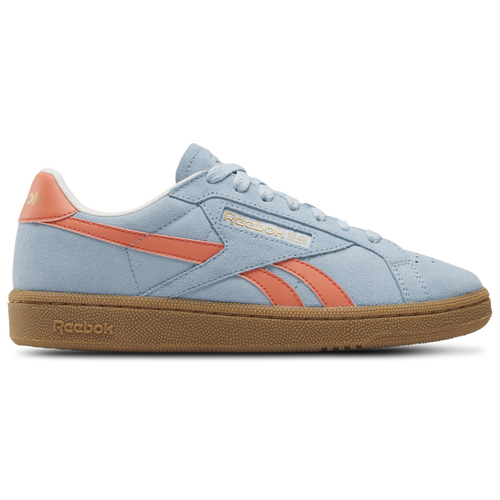 

Reebok Womens Reebok Club C Grounds UK - Womens Shoes Soft Blue/Supercharged Coral/Gum Size 06.5