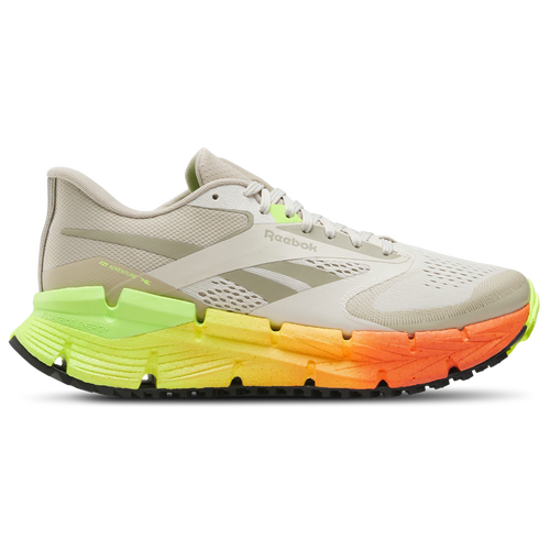 

Reebok Mens Reebok FloatZig 1 Adventure - Mens Running Shoes Alabaster/Digital Lime/Classic Beige Size 10.5