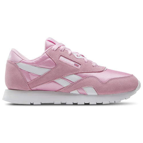 Shop Reebok Girls   Classic Nylon In Astro Rose/white